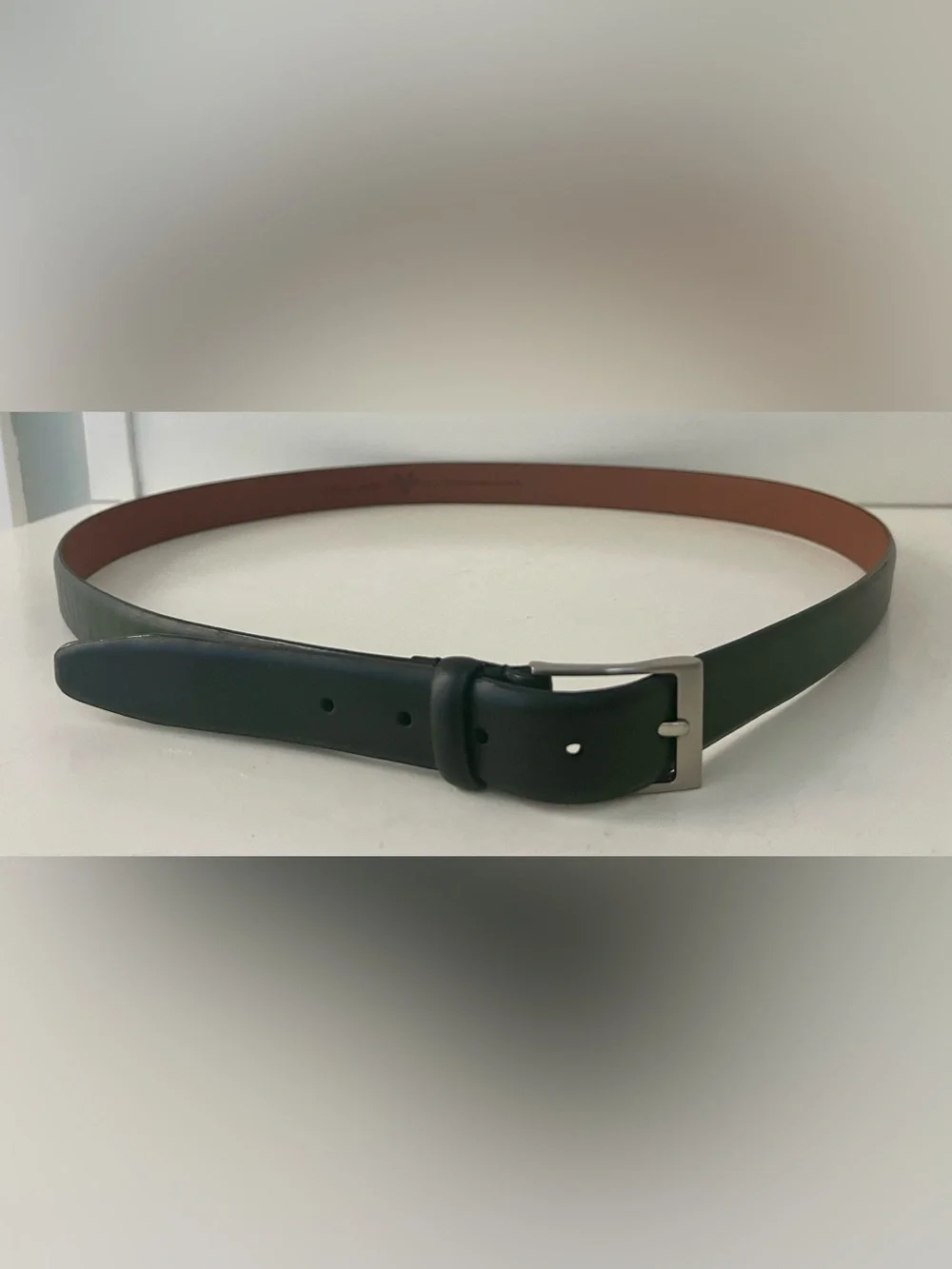Men's Wearhouse Full Grain Italian Black Leather Belt